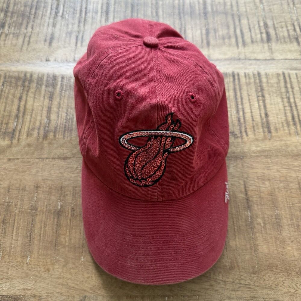 Miami‎ Heat Women's '47 Red Adjustable Hat Sequins